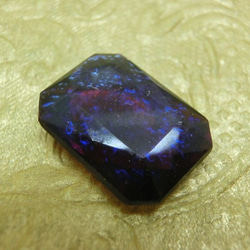 ~再々…販~（セットop有）ドラゴンズブレスカットストーンオクタゴン(クリアパープル)18×13mm 4枚目の画像