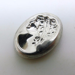 ~再々…販~西ドイツヴィンテージグラスインタリオ（ヴィトレイル）18×13mm 3枚目の画像