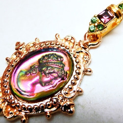 ~再々…販~西ドイツヴィンテージグラスインタリオ（ヴィトレイル）18×13mm 5枚目の画像