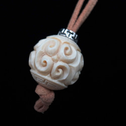 マンモス牙 ブレスレット 念珠 数珠 15mm 仏具 本物保証 共箱 送料無料