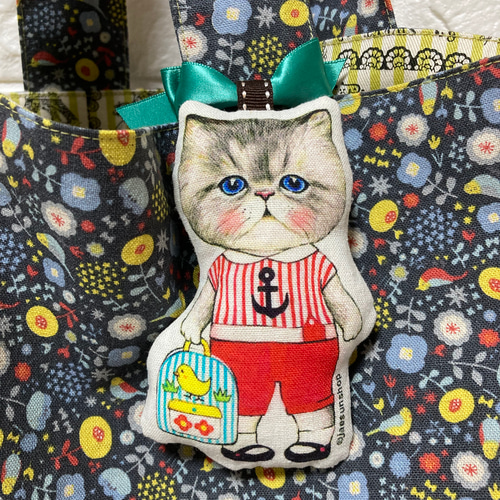 トートバック 小花に鳥とコヤンイサムチョン トートバッグ gama 通販