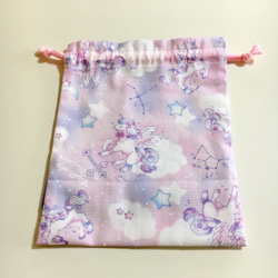 sale=メルヘンなチュールフリル巾着♡ピンク 4枚目の画像