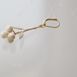 ito hana pierce/earrings(片耳用・airy) 2枚目の画像