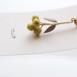 ito hana pierce/earrings(limeyellow:片耳) 3枚目の画像