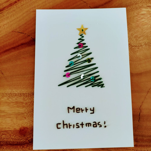 サクコイ　クリスマスカード　山﨑天　サイン•手書きメッセージプリント入り　非売品 サクコイ クリスマスカード 山﨑天 サイン•手書きメッセージ