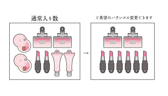 アクセサリーパーツ《コスメ  イエロー》 6枚目の画像