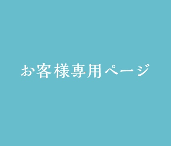 とばたっち様専用ページ 1枚目の画像