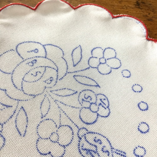 ハンガリー ドイリー ☆ no.2 刺繍図案つき 編み図・パターン tefutefu