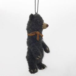 子熊のリップケース　ミニサイズ/黒 2枚目の画像