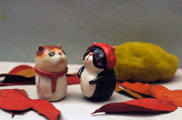 【陶pottery 】老夫老妻貓 過聖誕節 第6張的照片