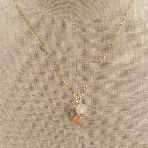 美品 クレージュ K18 ムーンストーン♡ネックレス 30年もの 3000694256102941_1.jpg