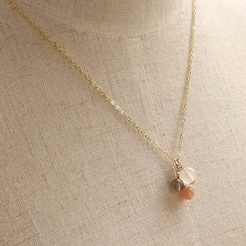アクセサリー大量まとめ ネックレス カラーストーン 整理品 カフス 未検品 天然石ネックレス『Drop』 カラーストーン カボションネックレス