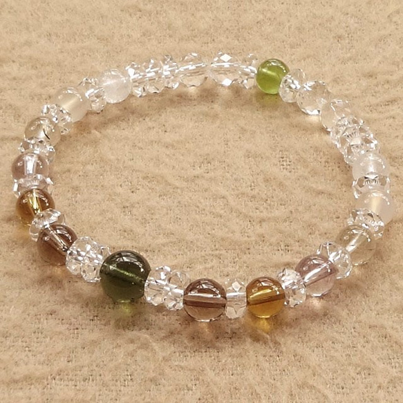 強き心は聖剣となる｜モルダバイト・ペリドット・シトリン（非加熱  