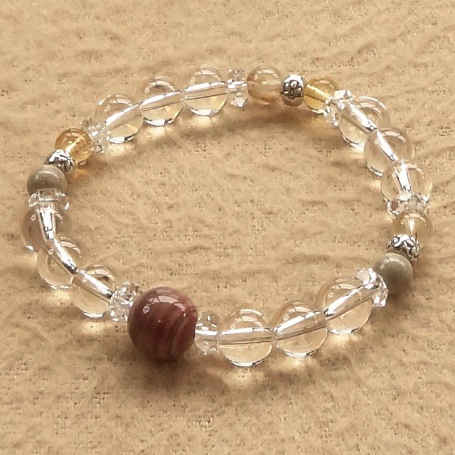 特別なジャスパー、鉱物の芸術｜ラディアンスジャスパー･北投石･ルチルクォーツ･シトリン･水晶