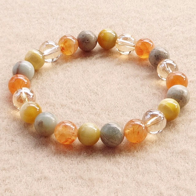 ゴールデンタイガーアイ･インプレッションストーン･ゴールデンオーラ･オレンジカーネリアン