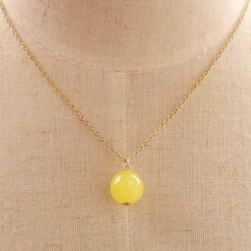 琥珀好きにはたまらないひと粒｜蜜蝋琥珀（ロシア産ハニーアンバー13.5