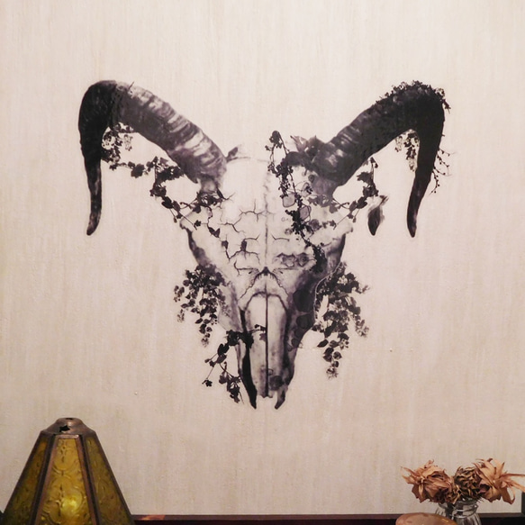 Wall Sheet「Buffalo Skull」 1枚目の画像