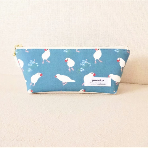 白文鳥のペンケース ペンケース ponatu 通販 7726175｜Creema(クリーマ