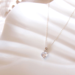 14kgf HEART SILVER necklace 3枚目の画像