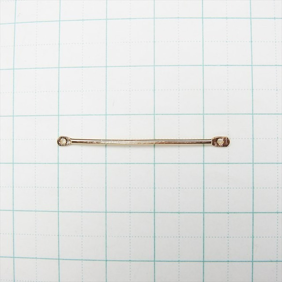 [10] connector bar ★35mm/Bronze gold ★Stick bar Stick charm(conn 第2張的照片