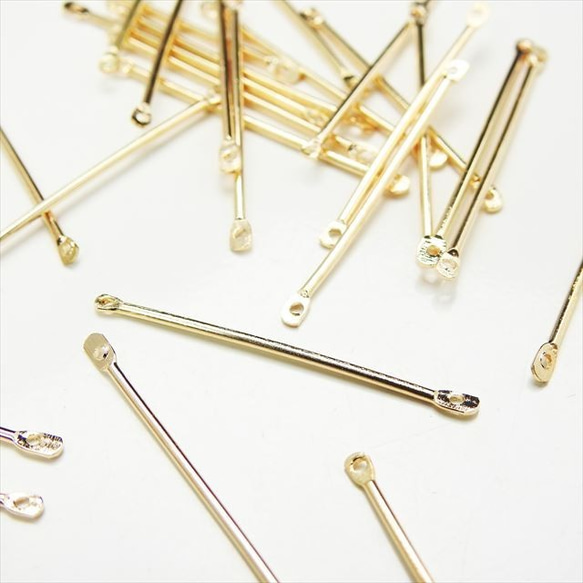 [10] connector bar ★35mm/Bronze gold ★Stick bar Stick charm(conn 第5張的照片