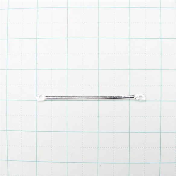 [10] connector bar ★35mm/白銀★Stick bar connecting parts(connector 第2張的照片