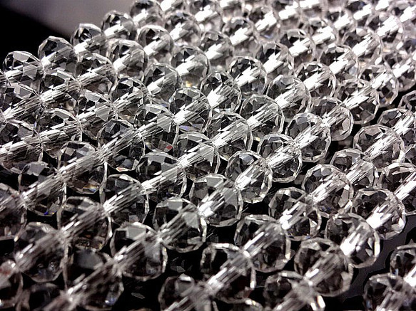 30 顆玻璃珠 6 毫米 ★透明★鈕扣式珠子遮陽板 (garascut6) 第3張的照片