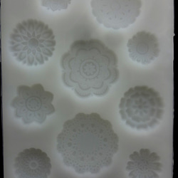 10種矽膠模具★花邊★蠟燭粘土皂手工製作 第1張的照片