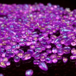 玻璃粒10g★紫色★極光種子★樹脂封裝材料/玻璃/沙邦球/碎玻璃 第2張的照片