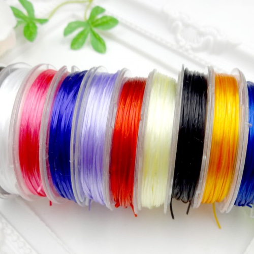 選べるカラー!! 約10m巻×4個☆オペロンゴム☆ブレスレット用ゴム  