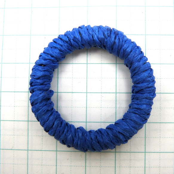 戒指配件流行色4件★藍色★大擺動耳環和耳環 第3張的照片