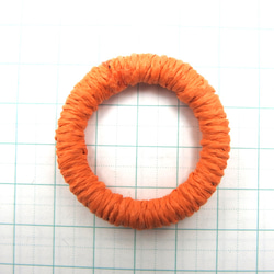 戒指零件流行色4件★橙色★適合大耳環或耳環 第3張的照片