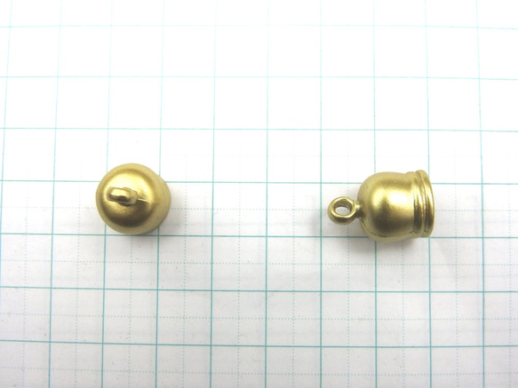 タッセルキャップ 12mm 20個★ゴールド★深キャップ/アクリルキャップ 2枚目の画像