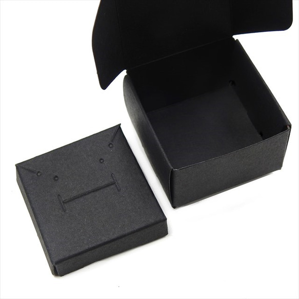 [10張]配件盒★黑色黑色★珠寶盒折疊盒包裝架 第3張的照片