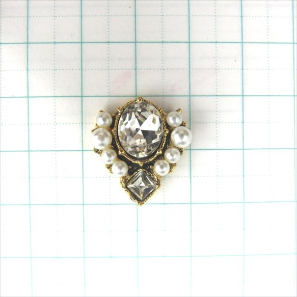 Bijou Design Cabochon [4 件] ★ gc01 ★ 古董金膏 第2張的照片