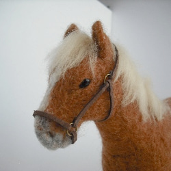 【羊毛フェルト】尾花栗毛の馬 3枚目の画像