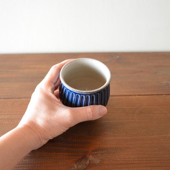 藍色筱野茶杯 第3張的照片