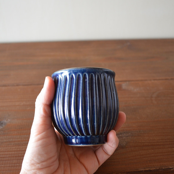 藍色筱野茶杯 第6張的照片