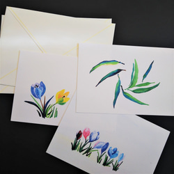 春のカード　3枚セット「1」 5枚目の画像