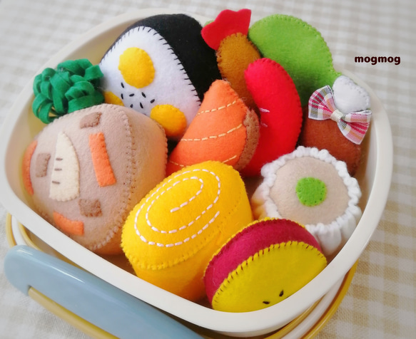 受注制作】フェルト おままごと♡秋のお弁当セット おもちゃ・人形