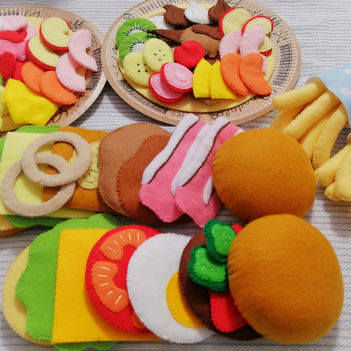 フェルト おままごと ハンバーガーAセット おもちゃ キッズ