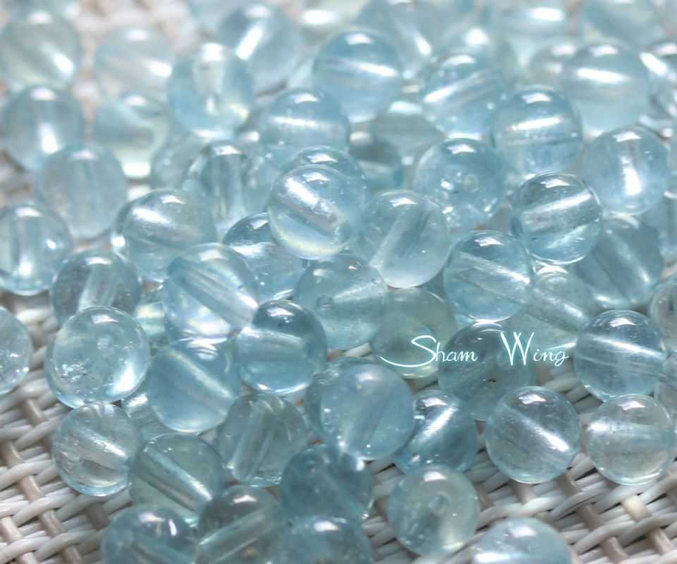 3009 大玉 高品質 AAAAA アクアマリン オールドストック 透明 天然石