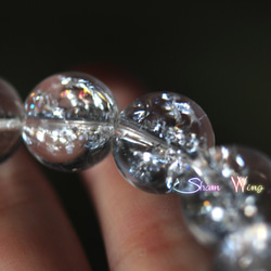 天然石✿大粒アイリスクォーツ約12～12.2mmブレスレット☆虹の宝石箱 3枚目の画像