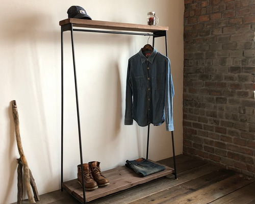 貴重　数限定　アイアン　ハンガーラック　インダストリアル　アイアン家具　シンプル 1_3d79d06daf6fac238b4818b9dc0a