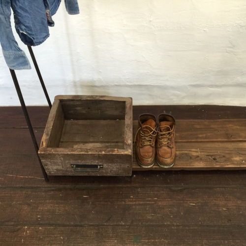 数量限定 BIG-Y 大きなハンガーラック アイアン 古材 インダストリアル