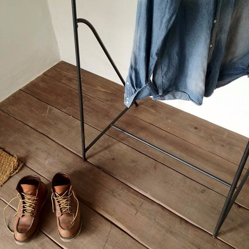 数量限定 MHR-S-W アイアン ハンガーラック インダストリアル ラック