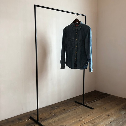 サイズオーダーOK オリジナルアイアンハンガーラックアジャスター付