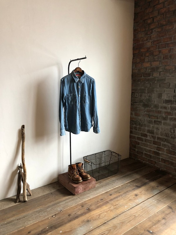 オーダーハンドメイド ブルックリン調ハンガーラック オーダーハンドメイド ブルックリン調ハンガーラック 【公式通販】