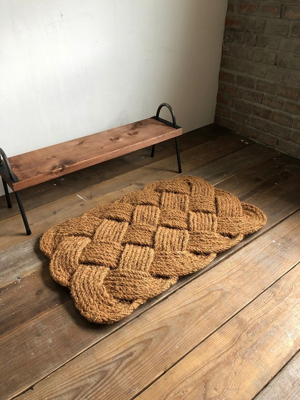 残1 貴重　ドアマット　マット　エントランスマット　コイヤーマット　ココヤシ 残1 貴重 ドアマット マット エントランスマット コイヤーマット