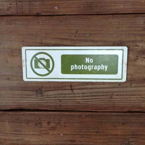 アイアンプレート　撮影禁止　エイジング加工済み アイアンプレート撮影禁止エイジング加工済み